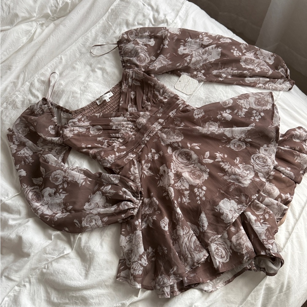 Altar'd State Floral Romper